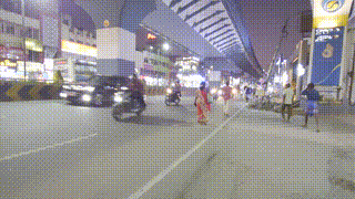 img: waiting for public transport bus to arrive, 3 hours of travel to reach home.