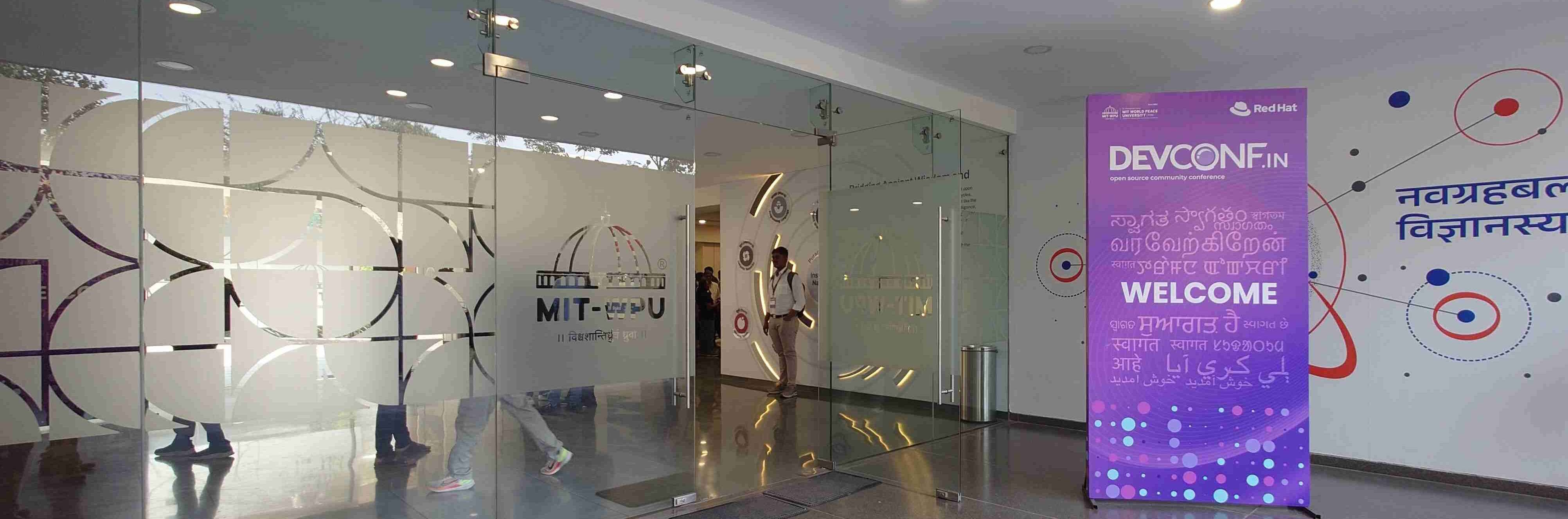 DevConf India 2026 Venue Entrance