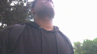 Walking to the Hotel.