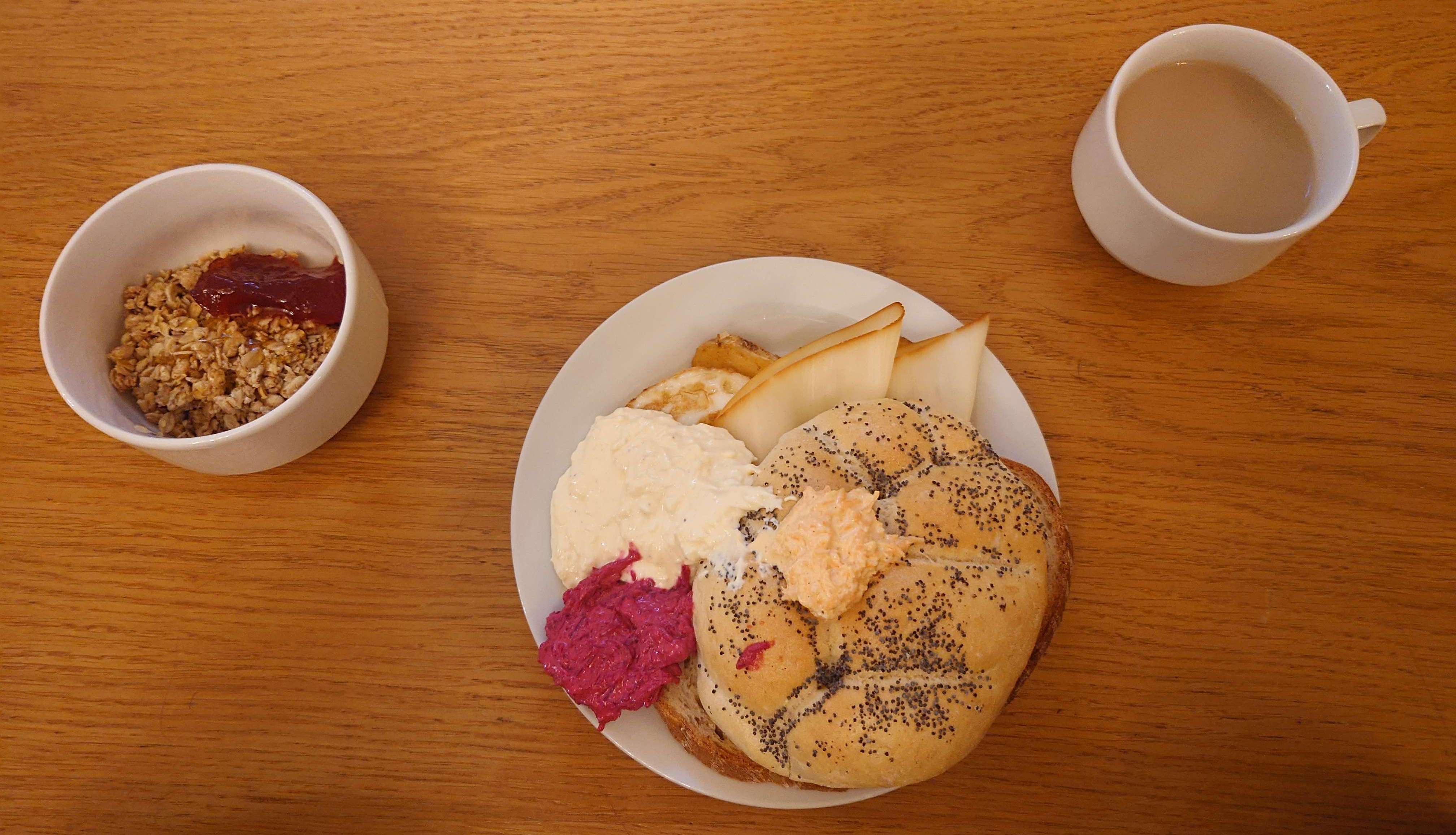 I really enjoyed the breads in Prague, it was 100x better than the ones available in India. The breakfast was light and good!