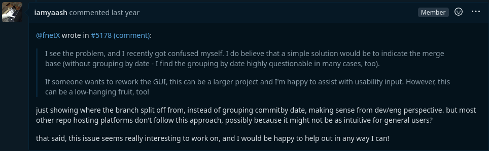 comment made on issue #5178