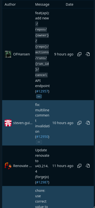 current forgejo commit design (as of Jun, 2026)