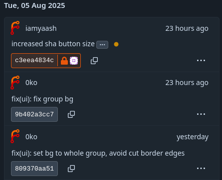 current forgejo commit design (as of Jun, 2026)