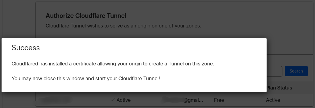 Cloudflared Login Authorization